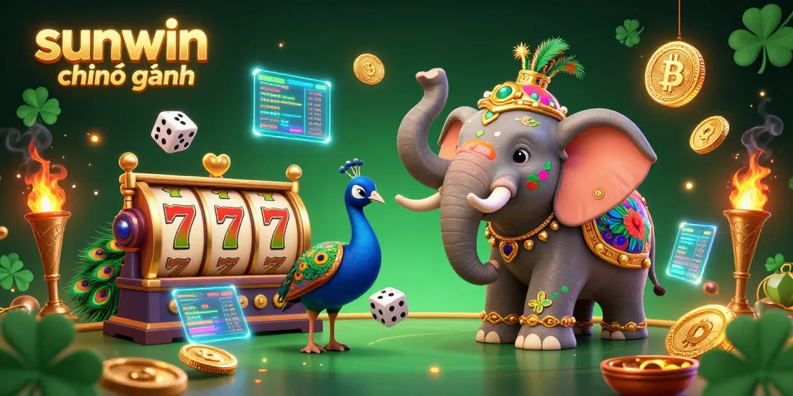 Engage with sunwin chính hãng in a vibrant 3D casino world filled with vibrant characters and glowing crypto elements.